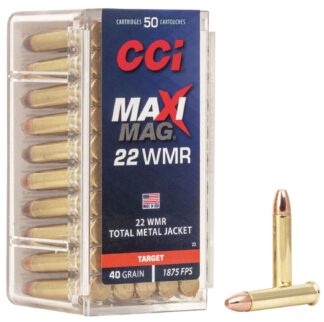 CCI Maxi-Mag 22WMR 40Gr. TMJ 50RD