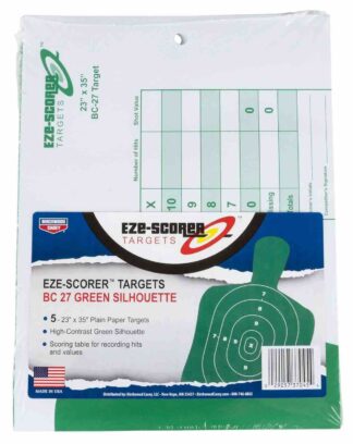 BC EZE-Scorer 23"X35  Silhouette TGT 5 Pack