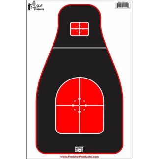 Pro Shot TPRS-BLK-8PK Splatter Shot Tactical prec. TGT Red & BLK 8Pk.