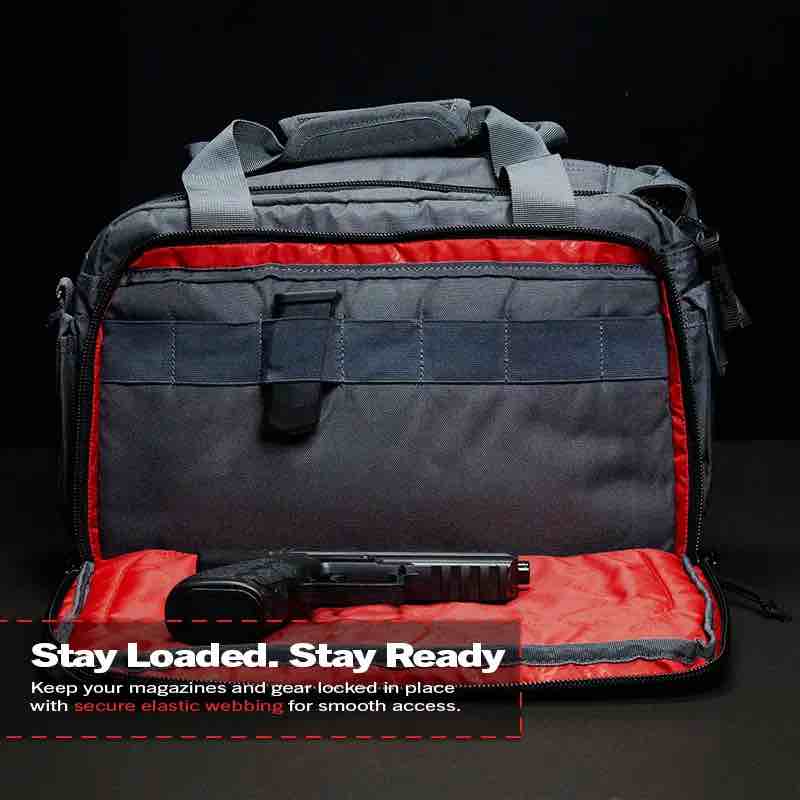 DDT 30614 Ranger Padded Range Bag - GUNMETAL - Image 2