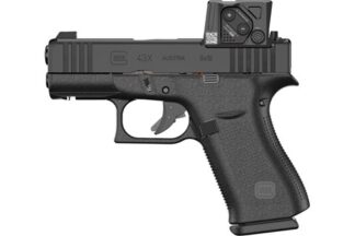 Glock 43X 9MM BLK 3.39" MOS8 Rail Aimpoint COA