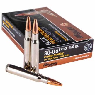 Sig 30-06 SPRG 150 Gr. Copper Hunting 20 rd.