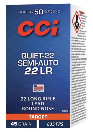 CCI 22LR 45GR QUIET-SA LRN 50RD