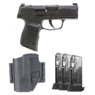 365-9-BXR3P-TACPAC P365,9MM,3.1IN, TAC PAC, BLK,STRIKER,X-RAY 3, POLYMER GRIP, (3) 12RD MAG,OP