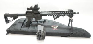 USED Wilson Combat Recon Tactical 5.56 S/N WCB0551 1-Drum Mag & CASE