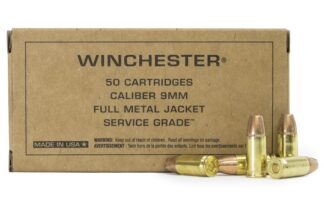 Winchester SG9W 9MM 115 FMJ Service Grade