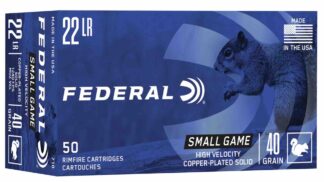 Federal 22LR 40GR. Copper Plated RN