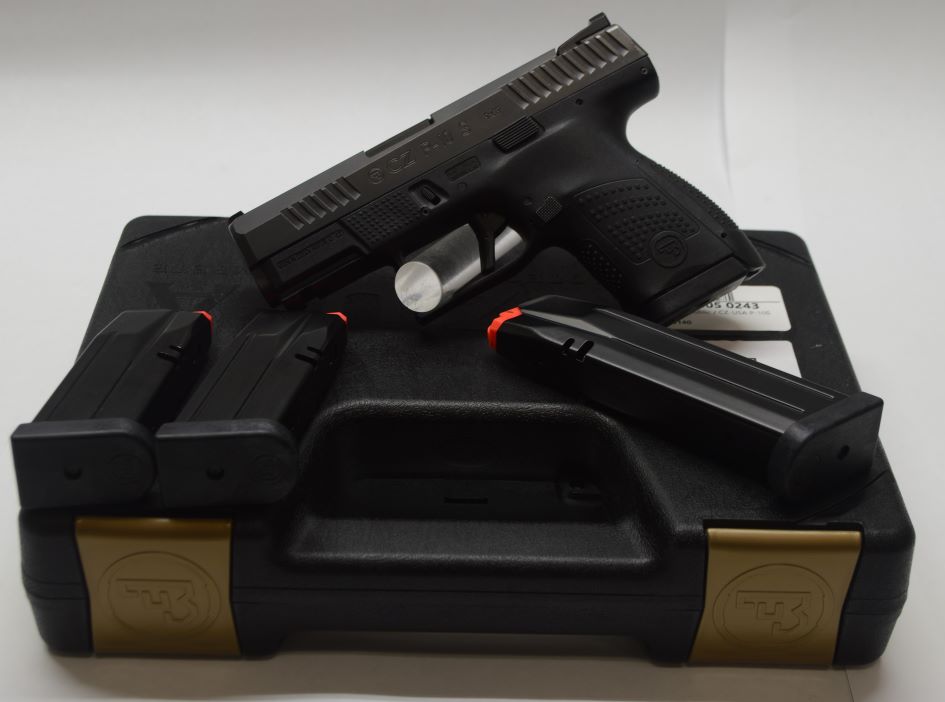 USED CZ P10S 9MM S/N J205140 4-Mags, Holster & BOX