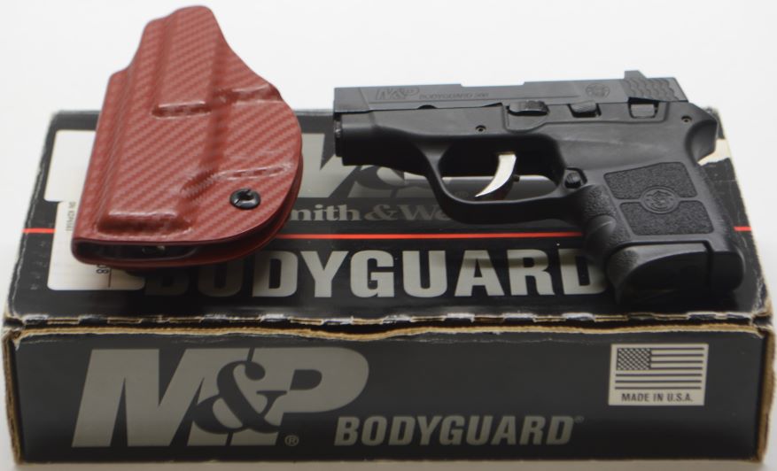 USED S&W Bodyguard 380 .380 Auto S/N KPD6583 W/ BOX , 2 Mags & HLSTR